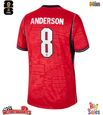 England Elliot Anderson #8 Replica Away Stadium Shirt World Cup 2026 Short Sleeve